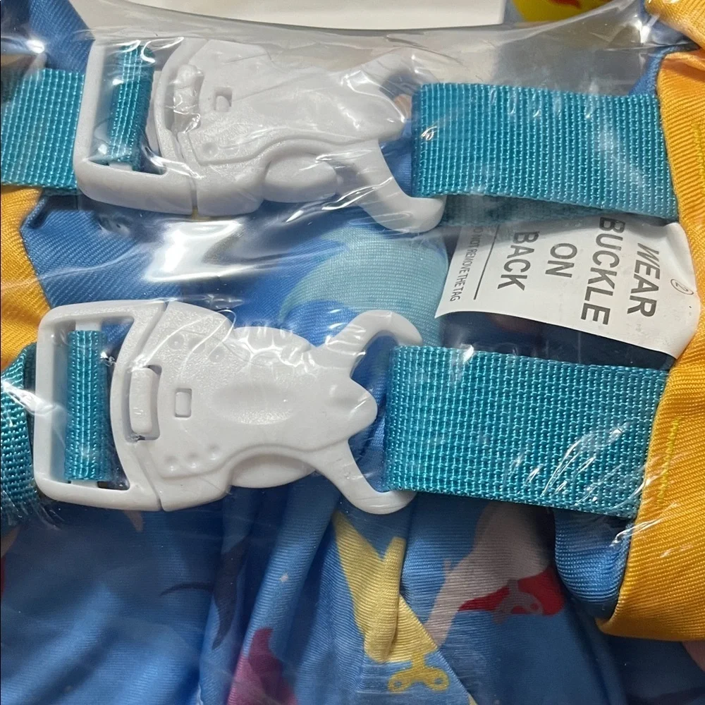 Chriffer Little Baby Dinosaur Swim Vest Sz baby up to 7 Arm and Body float